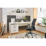 BUREAU, houtmateriaal, wit, hoogglans thumbnail 7