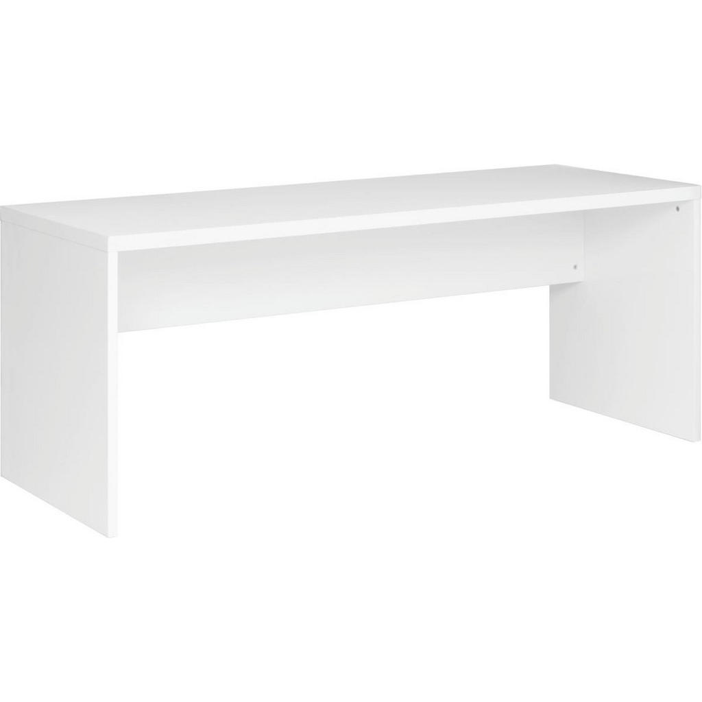 BUREAU, houtmateriaal, wit, hoogglans
