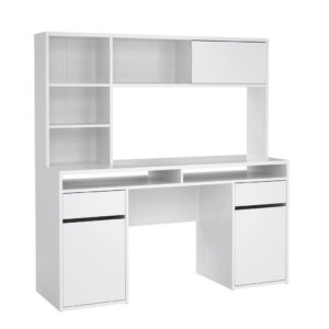BUREAU, houtmateriaal, wit, hoogglans