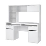 BUREAU, houtmateriaal, wit, hoogglans thumbnail 6
