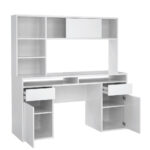 BUREAU, houtmateriaal, wit, hoogglans thumbnail 7
