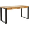 BUREAU, eikenkleurig hout