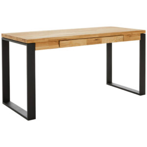 BUREAU, eikenkleurig hout