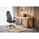 BUREAU, eikenkleurig hout thumbnail 7