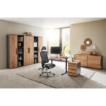 BUREAU, houten materiaal, eikenkleur thumbnail 2