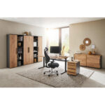 BUREAU, houten materiaal, eikenkleur thumbnail 6