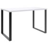 DESK metaal, houtmateriaal zwart, wit
