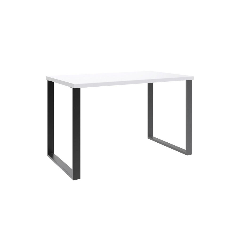 DESK metaal, houtmateriaal zwart, wit
