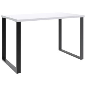 DESK metaal, houtmateriaal zwart, wit