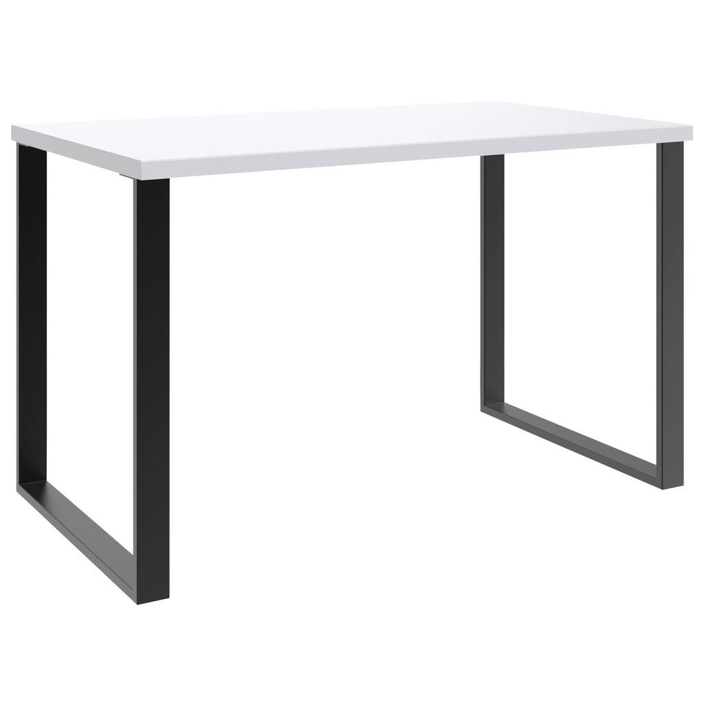 DESK metaal, houtmateriaal zwart, wit