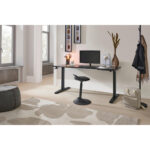 DESK metaal, kunststof, houtmateriaal zwart thumbnail 2