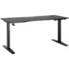 DESK metaal, kunststof, houtmateriaal zwart