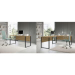 BUREAU, houtmateriaal eiken ambachtelijk thumbnail 3
