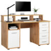 BUREAU wit, wotan eiken