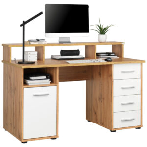 BUREAU wit, wotan eiken