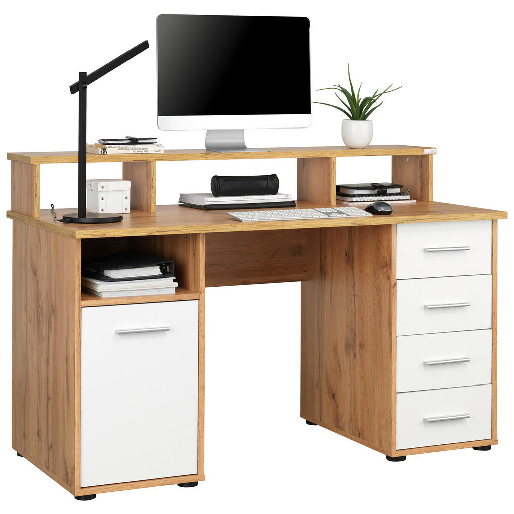 BUREAU wit, wotan eiken