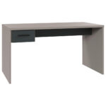 BUREAU, houten materiaal, grafietkleur, grijs, sahara thumbnail 1