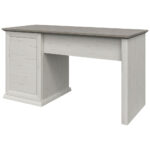 BUREAU, houten materiaal, grijs, wit thumbnail 3