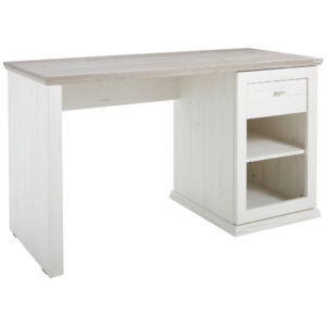 BUREAU, houten materiaal, grijs, wit