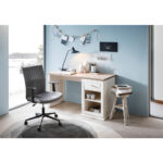 BUREAU, houten materiaal, grijs, wit thumbnail 7