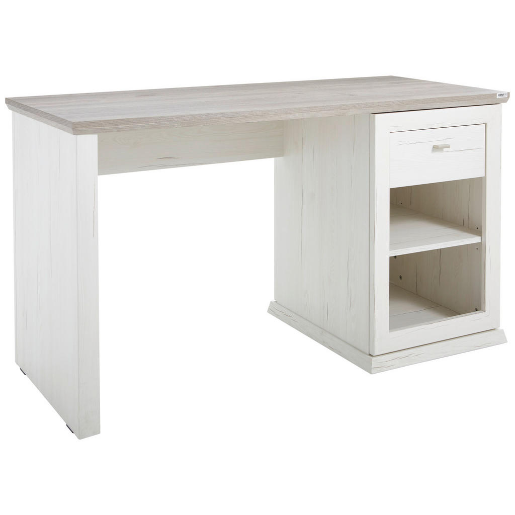 BUREAU, houten materiaal, grijs, wit