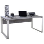 BUREAU, houtmateriaal, grijs thumbnail 1