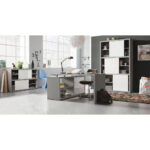 BUREAU, houtmateriaal, grijs thumbnail 2