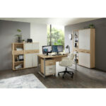 BUREAU, houten materiaal, eikenkleur thumbnail 2