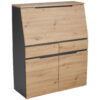 STATIONER, houten materiaal, grafietkleur, ambachtelijk eikenhout