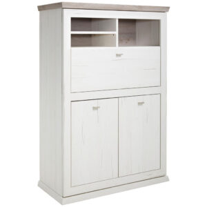STATIONER houtmateriaal grijs, wit