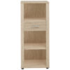 KANTOORPLANK 55/129/38 cm eikenkleur