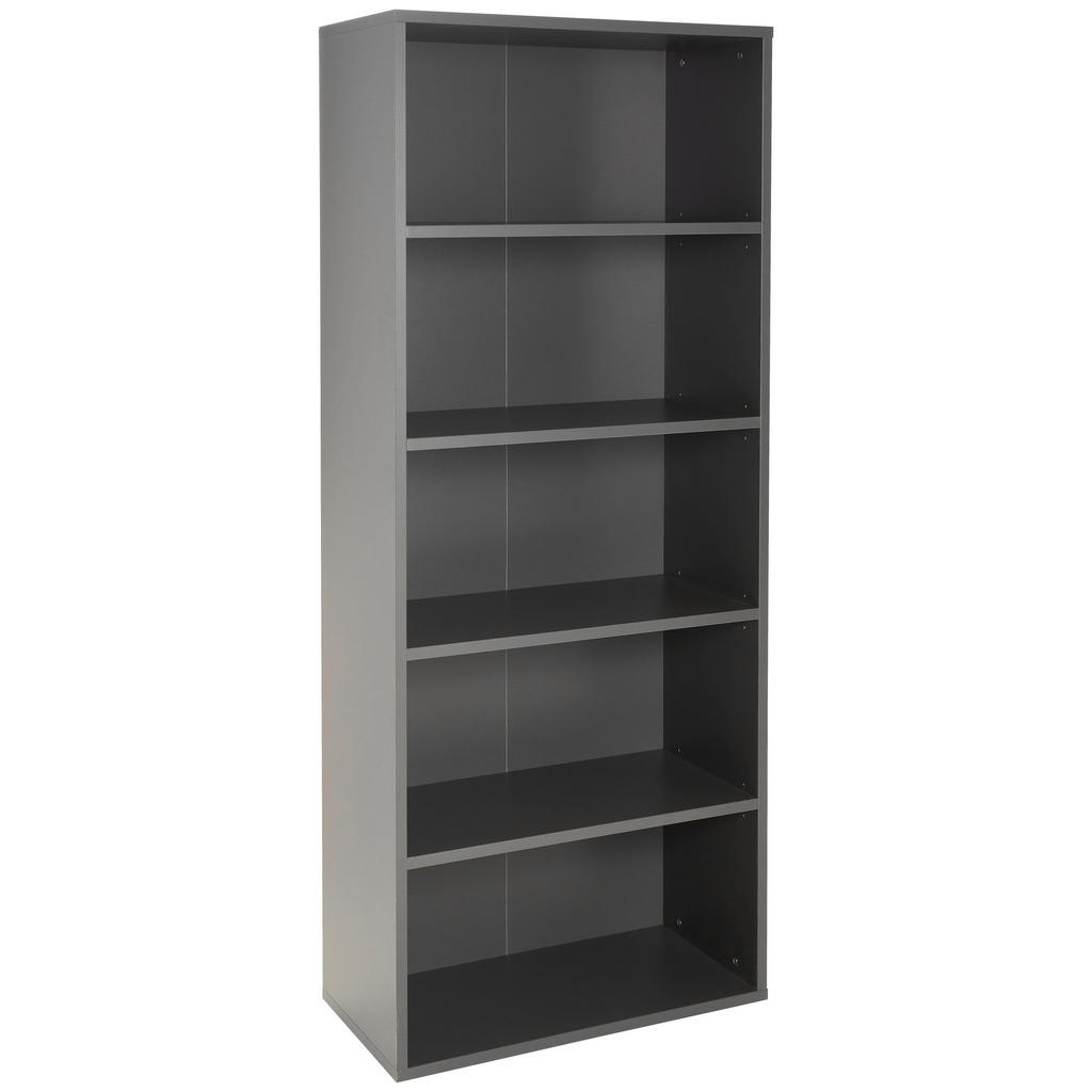 KANTOORREK 80/197/40 cm grafietkleur