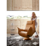 LOUNGER, bruin leer thumbnail 2