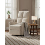 LOUNGE, beige textiel thumbnail 2