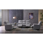 LOUNGER, lichtgrijs hout, textiel thumbnail 3