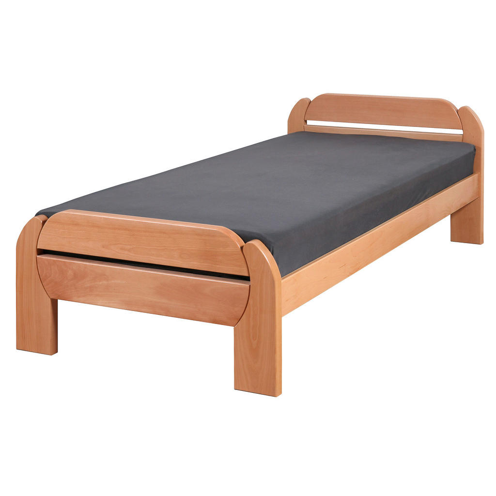BED 120 cm x 200 cm, beukenhout