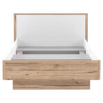 BED 120 cm x 200 cm, houtmateriaal wit, eikenkleur thumbnail 7