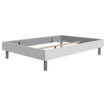 BED 160 cm x 200 cm, houtmateriaal wit thumbnail 1