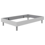 BED 120 cm x 200 cm, houtmateriaal wit thumbnail 1