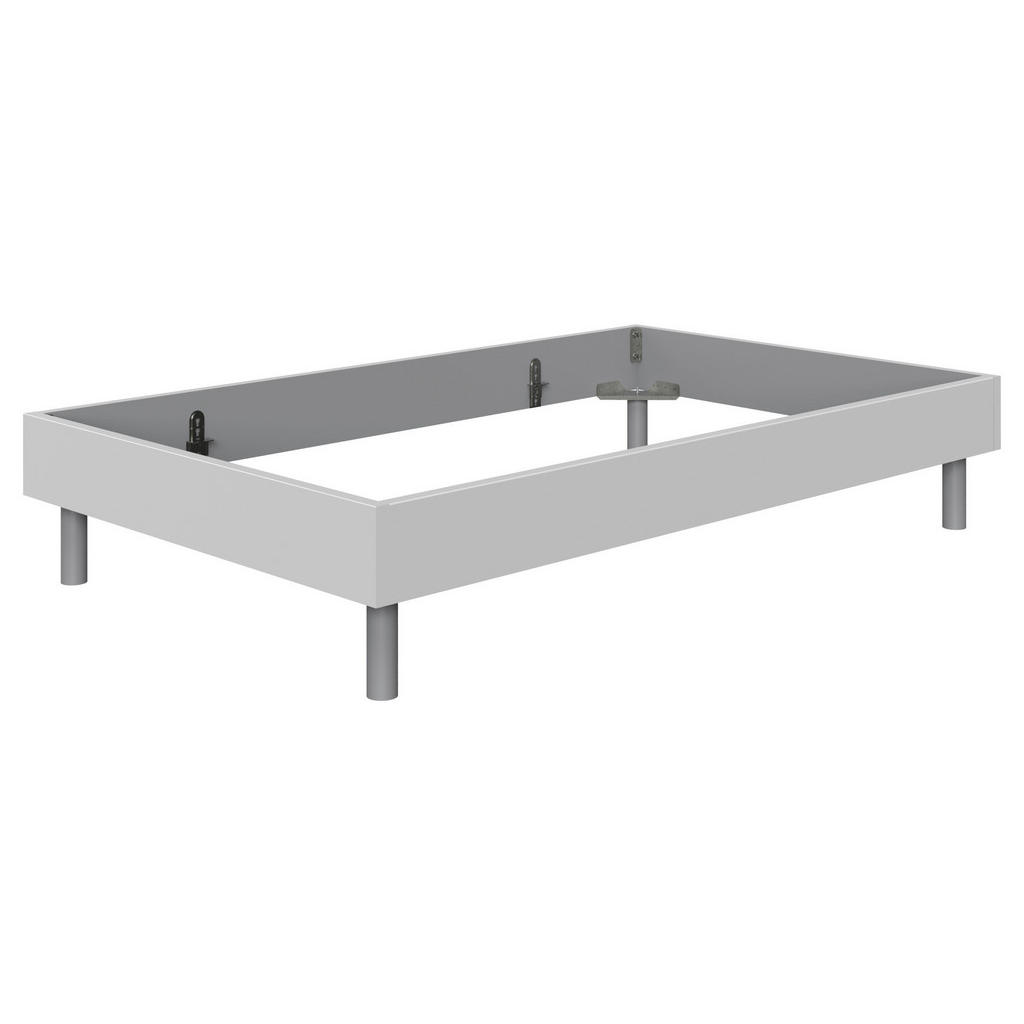BED 120 cm x 200 cm, houtmateriaal wit