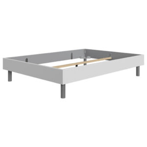 BED 120 cm x 200 cm, houtmateriaal wit