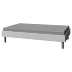 BED 120 cm x 200 cm, houtmateriaal wit thumbnail 2