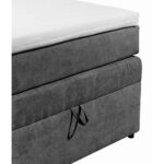 BOXSPRINGBED 120 cm x 200 cm, antraciet thumbnail 7