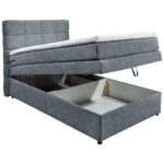 BOXSPRINGBED 120 cm x 200 cm, antraciet thumbnail 3
