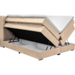 BOXSPRINGBED 180 cm x 200 cm, wit textiel thumbnail 2