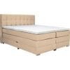 BOXSPRINGBED 160 cm x 200 cm, wit textiel