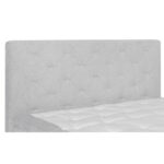 BOXSPRINGBED 160 cm x 200 cm, lichtgrijs textiel thumbnail 6