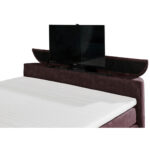 BOXSPRINGBED 180 cm x 200 cm, textiel, houtmateriaal, eikleur thumbnail 4