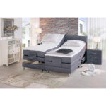 BOXSPRINGBED 180 cm x 200 cm, textiel thumbnail 3