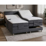 BOXSPRINGBED 180 cm x 200 cm, textiel thumbnail 5